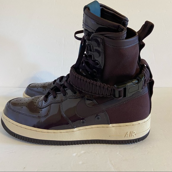 Nike SF AF1 Air Force 1 Port Wine Premium High AJ0963-600 Women's 9.5 - Picture 5 of 12
